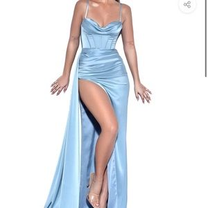 Miss Circle Blue Gown